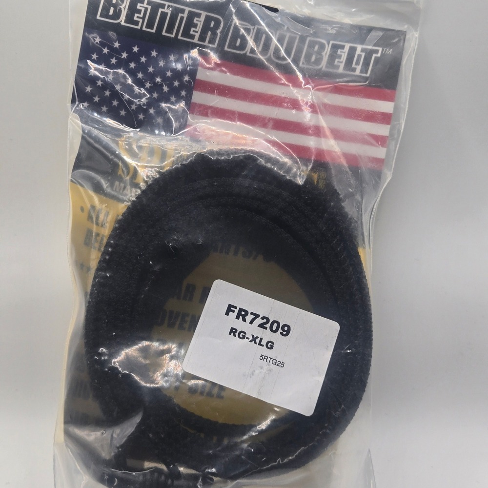 Spec-Ops Better BDU Belt Black XL Nylon Tactical Non-Metallic Buckle FR7209